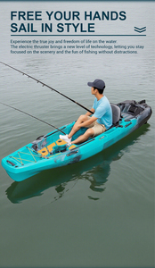 Ifungoo Y01-K 450W Thruster+ Batteria B1 Portatile IP68 Impermeabile Motore Thruster per <span class=keywords><strong>Kayak</strong></span> con Auto-Stop 7 Ore di Autonomia Carico Massimo 250kg - Product Image 3