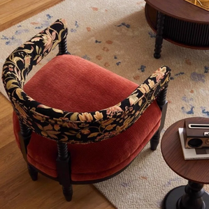 Fauteuil simple moderne <span class=keywords><strong>français</strong></span>, design capitonné, pivotant, pour petit appartement, salon, chaise de loisirs en bois massif - Product Image 4