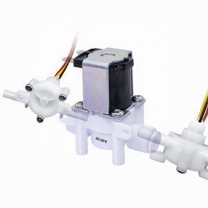 High Precision Straight Insert Conexão Rápida 1/<span class=keywords><strong>2</strong></span> "Válvula Solenóide De Plástico N/C Válvula De Interruptor De Fluxo De Água Normalmente Fechada - Product Image 1