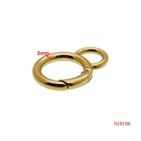 Aksesoris Rantai Tas Dompet Cincin O Logam Grosir, Klip Karabiner Paduan, Gesper Pengunci, Pengait Snap untuk Tas Tangan