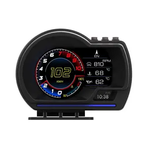 2024 HOT Multi-functions OBD2+GPS Auto Electronics P6 Car Digital Gauge Car Head Up Display HUD Car Display