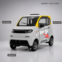 Véhicule de Mobilité Électrique Quatre Roues Haute Qualité pour Adultes, Entièrement Fermé, Moteur Brushless à Énergie Nouvelle, Autonomie Supérieure à 700 km
