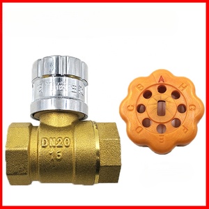 Interrupteur de <span class=keywords><strong>vanne</strong></span> de radiateur Alphabet Valve de verrouillage magnétique manuelle Clé a Type C Type Code Personnalisable <span class=keywords><strong>pour</strong></span> les médias d'<span class=keywords><strong>eau</strong></span> Support OEM - Product Image 2