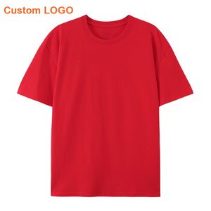 0171 Men's Gift Advertising 140 Gsm T-shirt Promotional Custom TShirts 50/50 60 40 Cotton Poly Blend 65 custom men's t-shirts