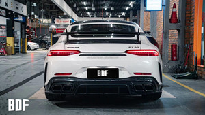 ชุด GT50คาร์บอนไฟเบอร์ใหม่สำหรับ Mercedes AMG 53 63พร้อม GT50ด้านหน้า53 63 AMG ตัวกระจายริมฝีปากสปอยเลอร์ - Product Image 3