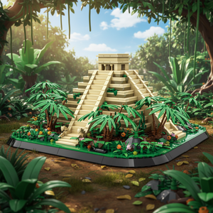 Giocattoli di Costruzione di Monumenti, Piramide Maya Kukulcan Messicana, Blocchi di Costruzione in Plastica ABS a Piccole Particelle, Gioco Puzzle Fai-da-Te, Regalo - Product Image 3