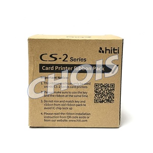 100% เดิม <span class=keywords><strong>Hiti</strong></span> <span class=keywords><strong>CS200e</strong></span> บัตรพีวีซีเครื่องพิมพ์เต็มแผง YMCKO ริบบิ้นสี - Product Image 5