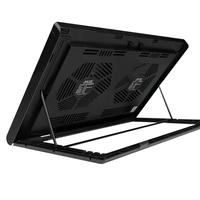 Meilleure vente ordinateur portable tablette pc coussin de refroidissement réglable ventilateur d'ordinateur portable