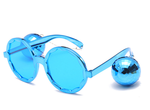 Vente chaude mariage Club bar mignon drôle pas cher <span class=keywords><strong>en</strong></span> plastique brillant accessoires décoration fête Disco lunettes - Product Image 6