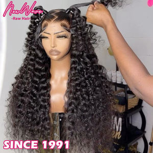 Perruques Lace Front en <span class=keywords><strong>Cheveux</strong></span> Humains Cambodgiens Vierge, Ondulés Naturels, 10-30 Pouces, Perruque Frontale Complète HD Transparente avec Baby Hair - Product Image 1