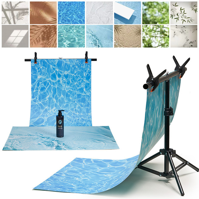 57*87cm Double Sided 3D Photography Backdrop for Food Christmas Decor and Still Life Product Photography Background Board