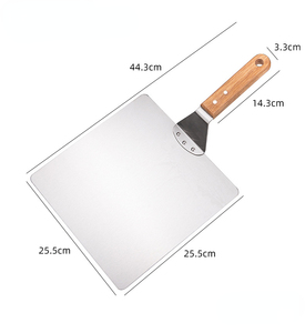 Espátula para Pizza de 10 Pulgadas, Económica, Extensible, de Primera Calidad, con Mango de Madera, Pala de Transferencia de Metal con Agarre, la Más Larga - Product Image 6