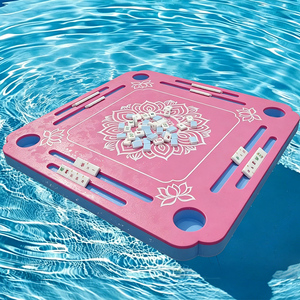 Table de jeu flottante en mousse EVA personnalisée pour piscine, spa, jeux de <span class=keywords><strong>dominos</strong></span> et de cartes double face - Product Image 1
