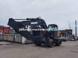 Excavatrice sur pneus d'occasion Hyundai 210w-9 d'origine coréenne, 21 tonnes, haute qualité et prix bas, à vendre - Product Image 4