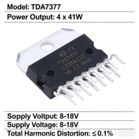 Circuit intégré Tda7377 neuf et original, puce d'amplificateur audio Zip-15, Tda 7377, vente directe auprès des fabricants chinois