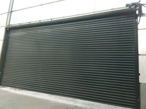 Porte de <span class=keywords><strong>garage</strong></span> à enroulement robuste résistante au vent pour villa et maison privée - Product Image 5