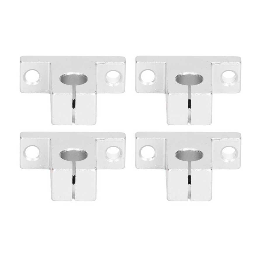 Feedal 4 Pezzi Supporto Di Bloccaggio Per Guide Lineari In Alluminio SK12 Per Albero Da 12 Mm Di Diametro - 7