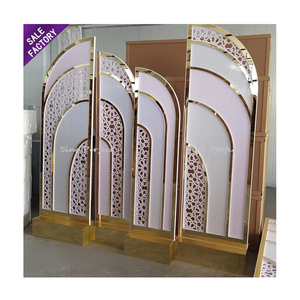 Foshan China <b>Gold</b> Wed Event Backdrop Design for <b>Party</b> for Wedding - Product Image 1