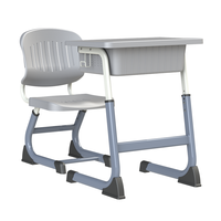 Ensemble de bureau et chaise en bois pour élèves du primaire, de qualité supérieure, moderne, confortable, durable, réglable, pour la maison, le bureau et l'école, garantie 5 ans