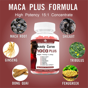 Extracto Natural de Maca OEM 7 en 1, Suplemento Dietético en Gomitas para Aumentar, Levantar y Reafirmar los Glúteos, 60 Unidades - Product Image 4