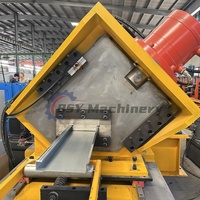 Machine de formage à froid de profilés en C en acier, à changement de taille automatique 80-300 mm, avec contrôle PLC personnalisé et système intelligent pour projets