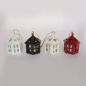 <strong>Vintage</strong> <strong>Mini</strong> Lanterns Candle Holder Multiple Shapes Hanging Candle Lantern for Indoor or Outdoor Decor - Product Image 1
