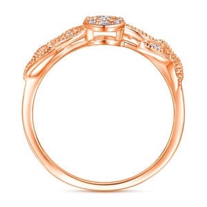 Anillos de Plata de Ley 925 con Diseño Geométrico para Uso Diario, Chapados en Rodio y Oro, Modernos, para Mujer, para Aniversario, Boda, Fiesta - Product Image 3