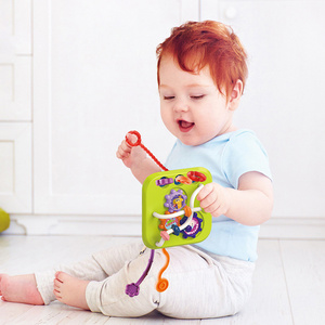 Cube d'activités sensorielles <span class=keywords><strong>Montessori</strong></span> pour bébé : tri, apprentissage, correspondance, entraînement à la motricité fine et jeu de tirage à la corde pour tout-petits - Product Image 3
