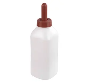 2L Feeding Bucket With Nipple And Plastic Screw Cap Calf Feeding Bottle Milk Bottles