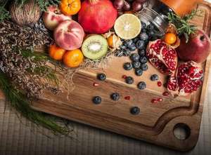 Penjualan terlaris papan pemotong kayu akasia ramah lingkungan blok pemotong sarapan dengan lubang gantung untuk dapur <span class=keywords><strong>OEM</strong></span>/ODM selamat datang - Product Image 5