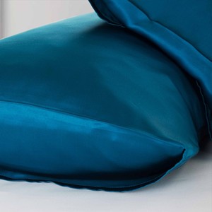 19mm 60*50 Ensemble de taies d'oreiller en soie de luxe 6A Grade 100% Tissu de mûrier Taies d'oreiller en soie rose douce et confortable Queen Size - Product Image 6