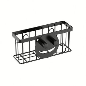Support de rangement et d'organisation pour éponge de cuisine et salle de bain, avec panier égouttoir et égouttoir pour comptoir d'évier, motif Smiley Face - Product Image 5