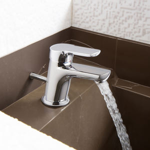 Mélangeur de lavabo à levier unique chromé série 4 avec outil de tournage à levier fermé - Product Image 4