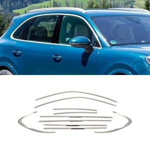 Tira Decorativa para Ventana de Coche, Marco de Puerta Exterior de Acero Inoxidable para Porsche Cayenne 2011-2017, Kit de Carrocería, Accesorios para Coche - Product Image 1