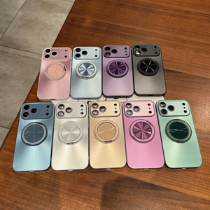 Funda magnética con protector de cámara degradado y láser para iPhone 15, 16, 17 Pro Max, con soporte para iPhone 17 Pro Max - Product Image 1