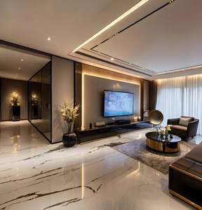 Muebles de Cocina de Lujo, Mueble de Baño con Acabado Brillante, Despensa, Isla de Cocina con Encimera de Piedra, Personalización Completa para el Hogar - Product Image 4