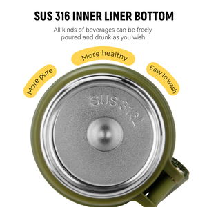 Bouteille isotherme classique en acier inoxydable YATAI, gourde, tasse, 6-12h, <span class=keywords><strong>anti</strong></span>-<span class=keywords><strong>fuite</strong></span>, sans BPA, antidérapante, portable, pour cadeaux d'affaires - Product Image 4