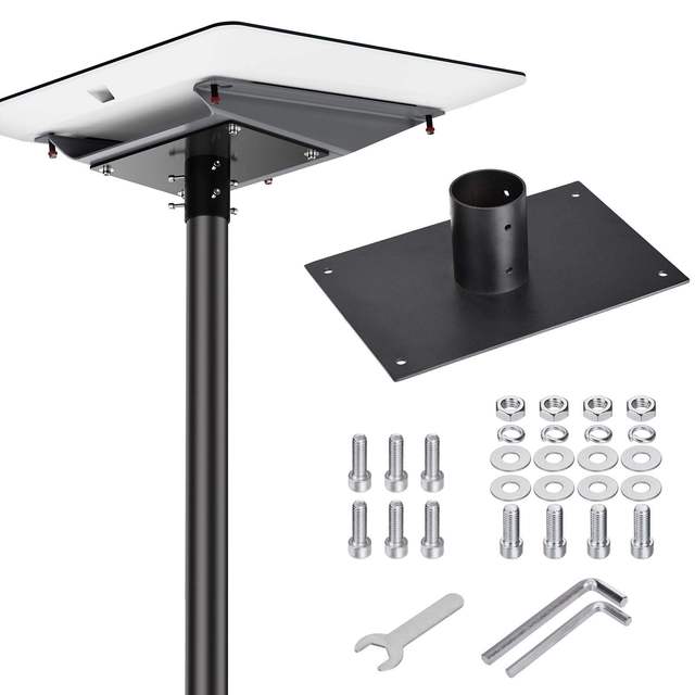 Universal Rugged Tube Adapter For Starlink Gen 2 Flat High Performance Antenna Mounting Kit RV Roof Pole Tripod Stand Outdoor