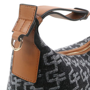 Bolso de hombro de mezclilla a la moda para mujer, bolso Hobo informal con cremallera, bolso de hombro de gran capacidad para uso diario - Product Image 4