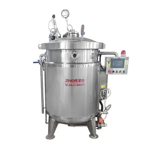 Cozimento de pressão industrial plc, novo tipo de máquina de cozinhar industrial panela de pressão automática completa com ce