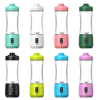 Nieuwe 600ml Draagbare Blender USB Oplaadbare Sapcentrifuge Beker 6 Bladen BPA Vrij Mini Smoothie Maker Persoonlijke Blender voor Reizen en Thuisgebruik