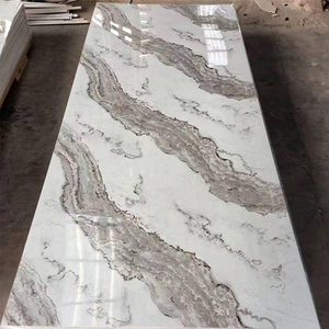 モダンスタイル<span class=keywords><strong>PVC</strong></span>大理石シートUVボード工場直接防水と耐火性ホテルアプリケーション用 - Product Image 5