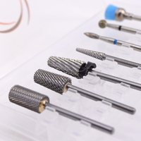 Manucure professionnelle diamant peu en gros 7 pièces lime électrique haute qualité personnalisé carbure de tungstène foret à ongles ensemble
