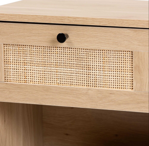 One-drawer Nightstand PB Melamine Storage Cabinet Panel <strong>Furniture</strong> Bedroom <strong>Furniture</strong> - Product Image 4
