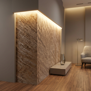 Revêtement mural en pierre naturelle flexible moderne, panneaux en pierre naturelle flexibles, décoration murale extérieure, intérieur - Product Image 1