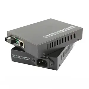 Convertitore multimediale ethernet a doppia fibra, convertitore multimediale monomodale fibra ricetrasmettitore in fibra netlink
