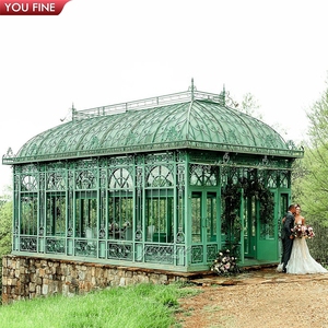 Gazebo de jardin extérieur de style victorien européen YOUFINE en fer forgé pour château - Product Image 5