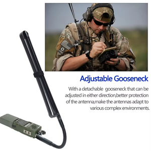 Antenne tactique CS pliable à col de cygne double bande 144_430Mhz pour talkie-walkie TK-328 TK-378 Harris AN_<span class=keywords><strong>PRC</strong></span>-<span class=keywords><strong>152</strong></span> 148 - Product Image 5