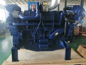 WEIFANG Động Cơ Hàng Hải 6126 450hp Động Cơ Thuyền - Product Image 2