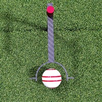 Aide à l'entraînement d'alignement pour le putting de golf, ambidextre, en fibre de carbone, avec cadre en Y, outil pour aligner la vue, la balle et la face, 44 pouces, portable, à installation rapide
